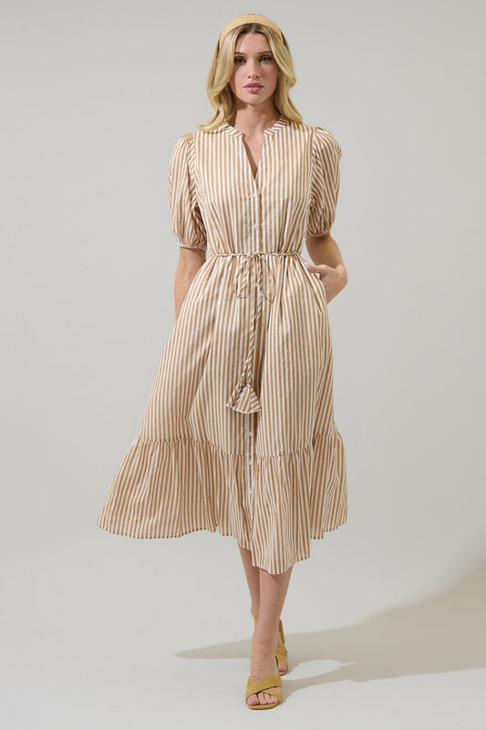 Beth Button Dress The Happy Southerner 