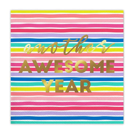 Beverage Napkins - Another Awesome Year The Happy Southerner 