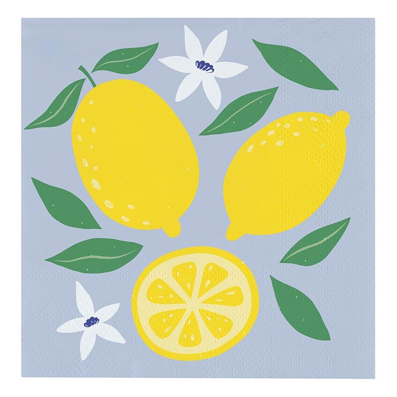 Beverage Napkins Lemons - 20ct The Happy Southerner 