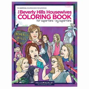 Beverly Hills Housewives Coloring Book The Happy Southerner 