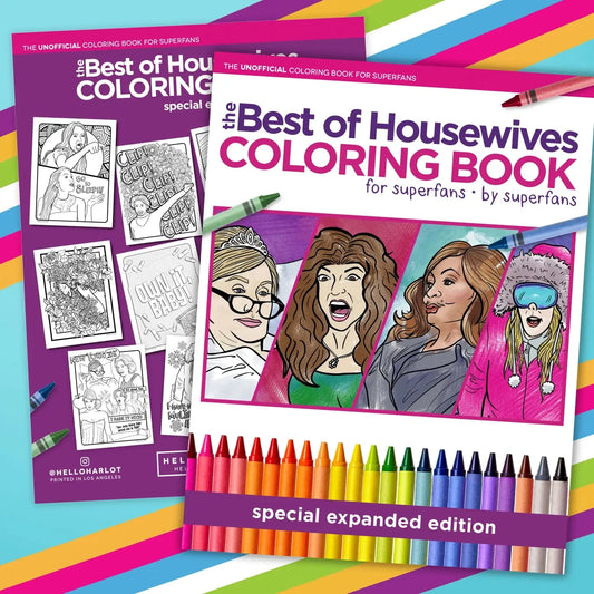 Beverly Hills Housewives Coloring Book The Happy Southerner 
