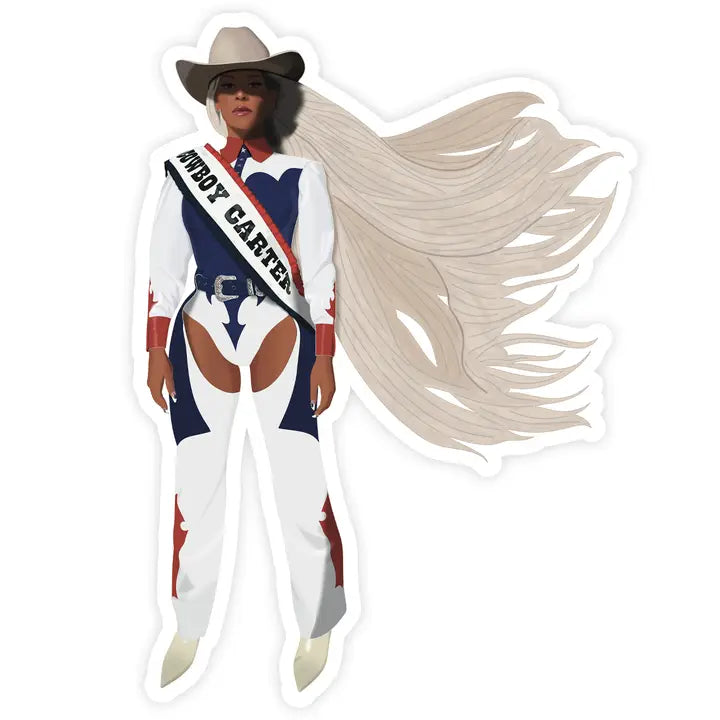 Beyoncé Cowboy Carter Sticker The Happy Southerner 