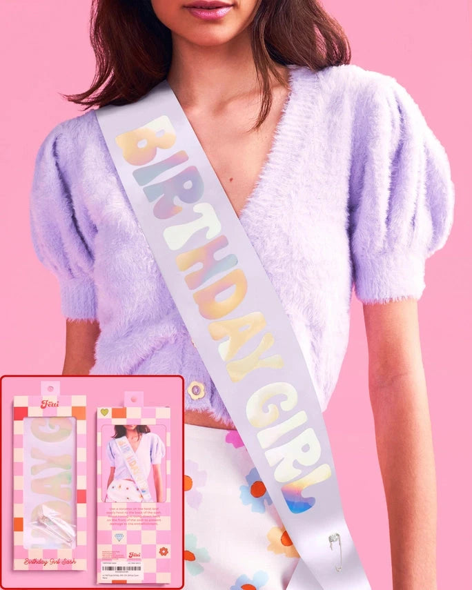 Birthday Girl Lavender Sash The Happy Southerner 