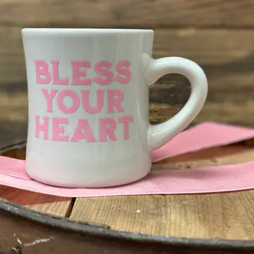 Bless Your Heart - Diner Mug The Happy Southerner 