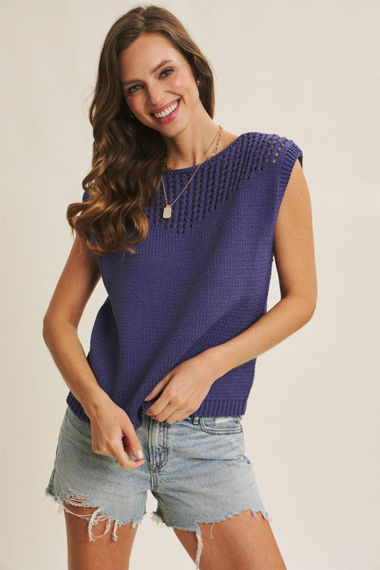 Bluebell Breeze Knit Top The Happy Southerner 
