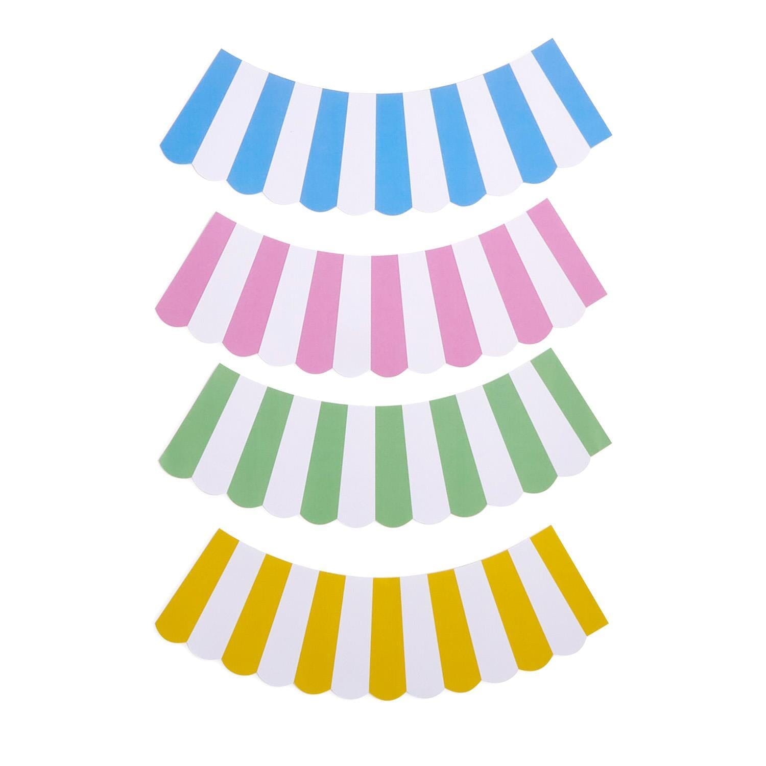 Bold Stripe Decorative Paper Lampshade Covers The Happy Southerner 