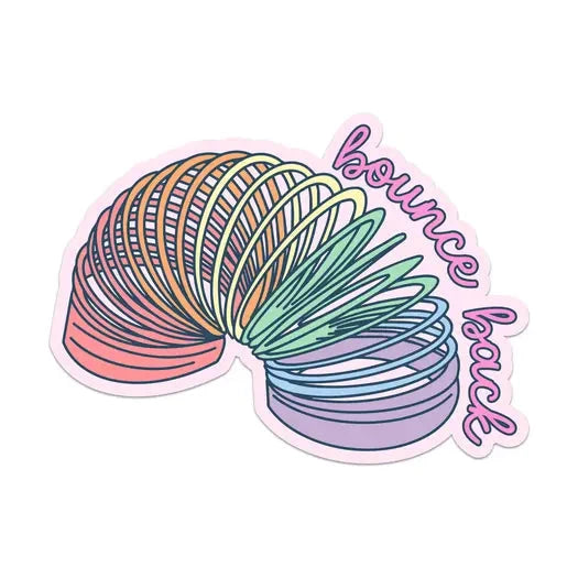 Bounce Back Vinyl Sticker The Happy Southerner 