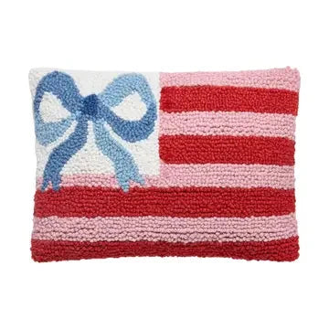 Bow Flag Hook Pillow The Happy Southerner 