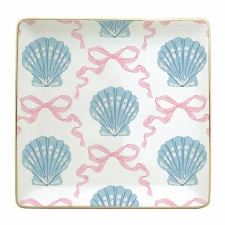 Bow Sea Shell Trinket The Happy Southerner 