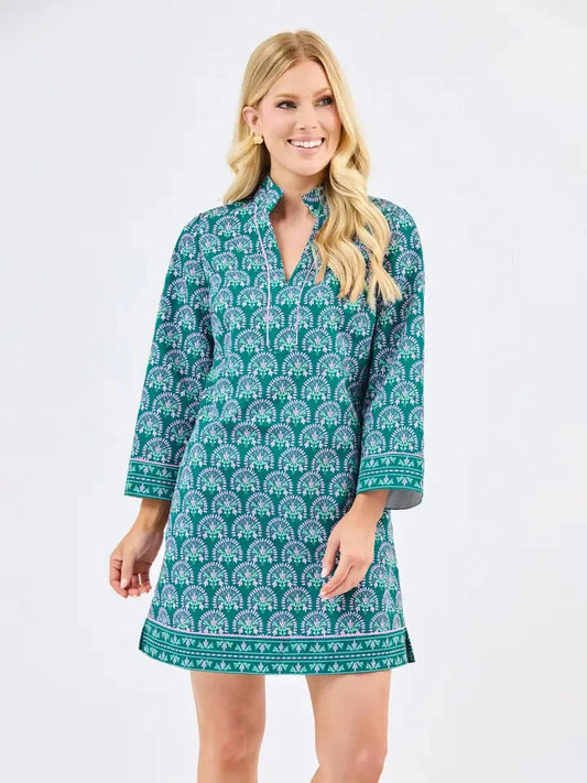 Brenda Dress | Sunshower Flora Ocean The Happy Southerner 