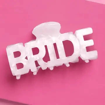 Bride Word Claw Clip The Happy Southerner 