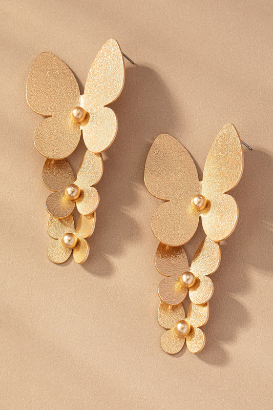 Butterfly Drop Earrings The Happy Southerner 