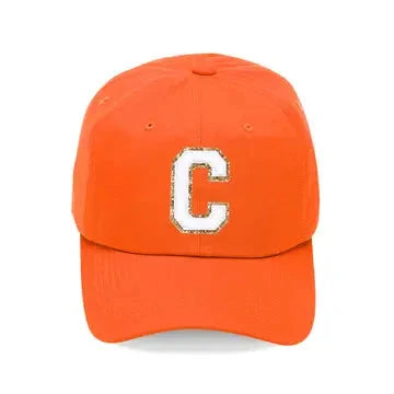 C Clemson Varsity Letter Hat - Orange The Happy Southerner 