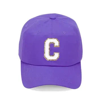 C Clemson Varsity Letter Hat - Purple The Happy Southerner 