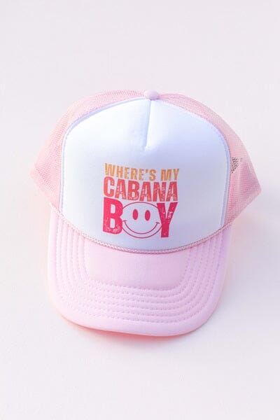 Cabana Boy Trucker Hat Cap The Happy Southerner 