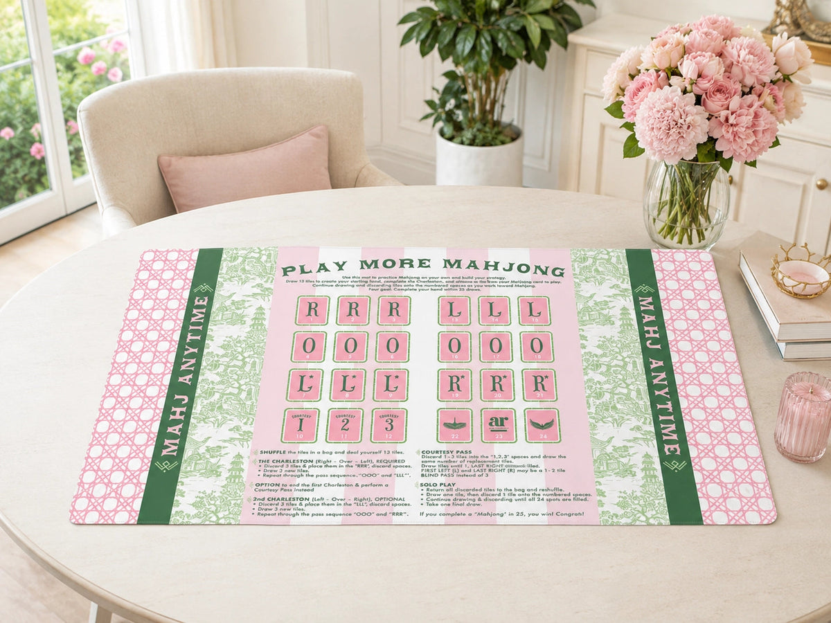 Cabana Royale Solo Play Mahjong Mat The Happy Southerner 