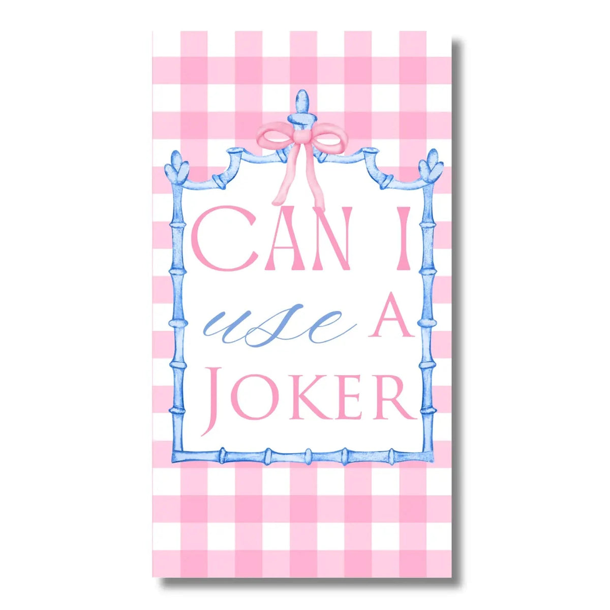 "Can I Use A Joker" 24ct Guest Napkins The Happy Southerner 