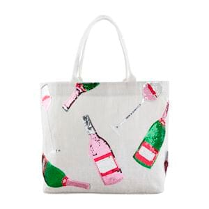 Champagne Sparkle Tote Bag The Happy Southerner 