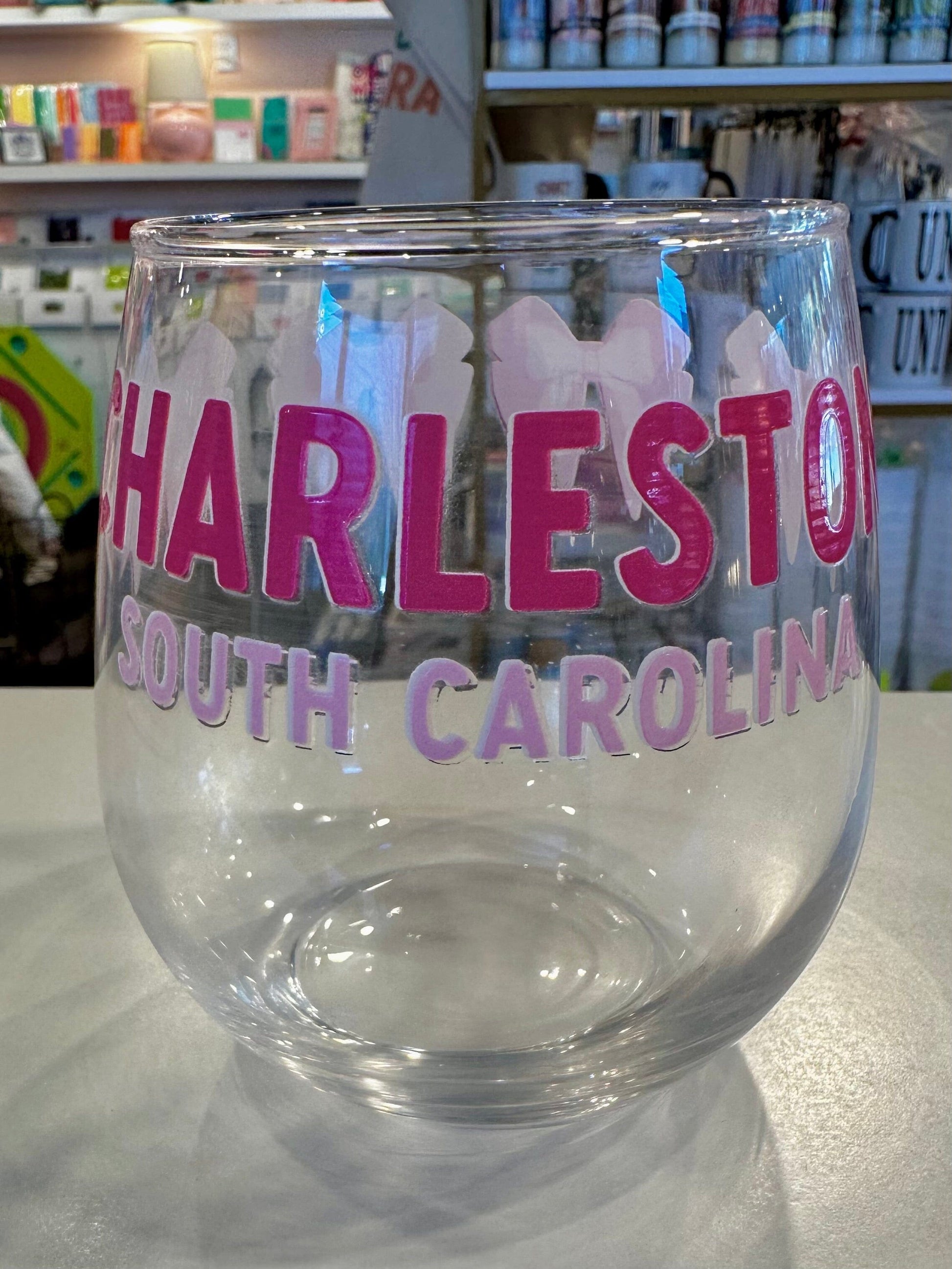 Charleston Bow Wine Glass The Happy Southerner 
