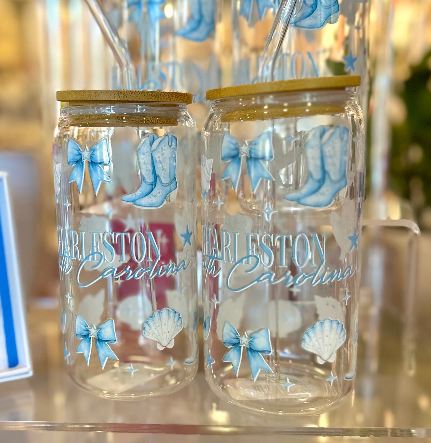 Charleston Cold Brew Glass The Happy Southerner 