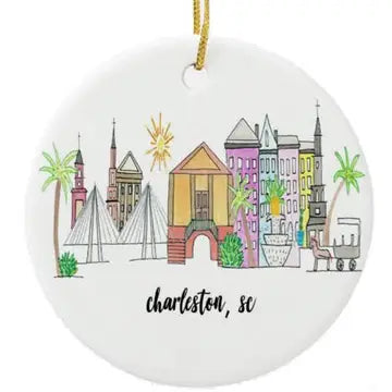 Charleston Downtown Ornament The Happy Southerner 