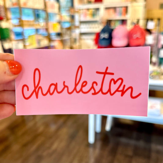 Charleston Heart Sticker The Happy Southerner 