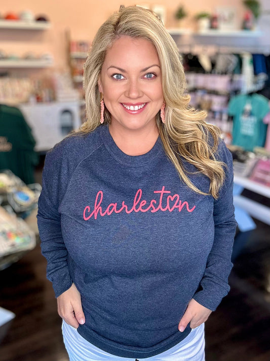 Charleston Heart Sweatshirt The Happy Southerner 