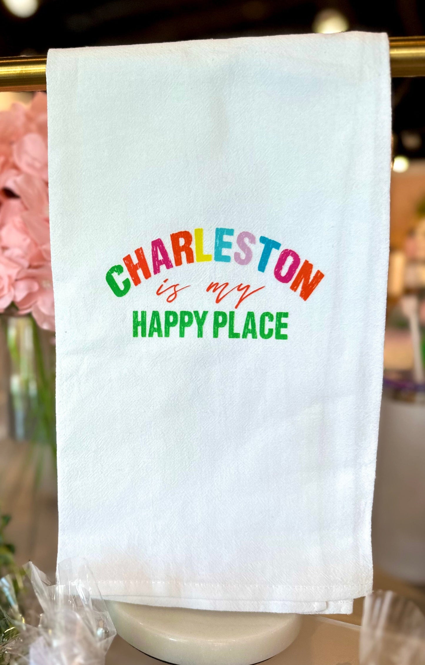 Charleston is My Happy Place Towel The Happy Southerner 