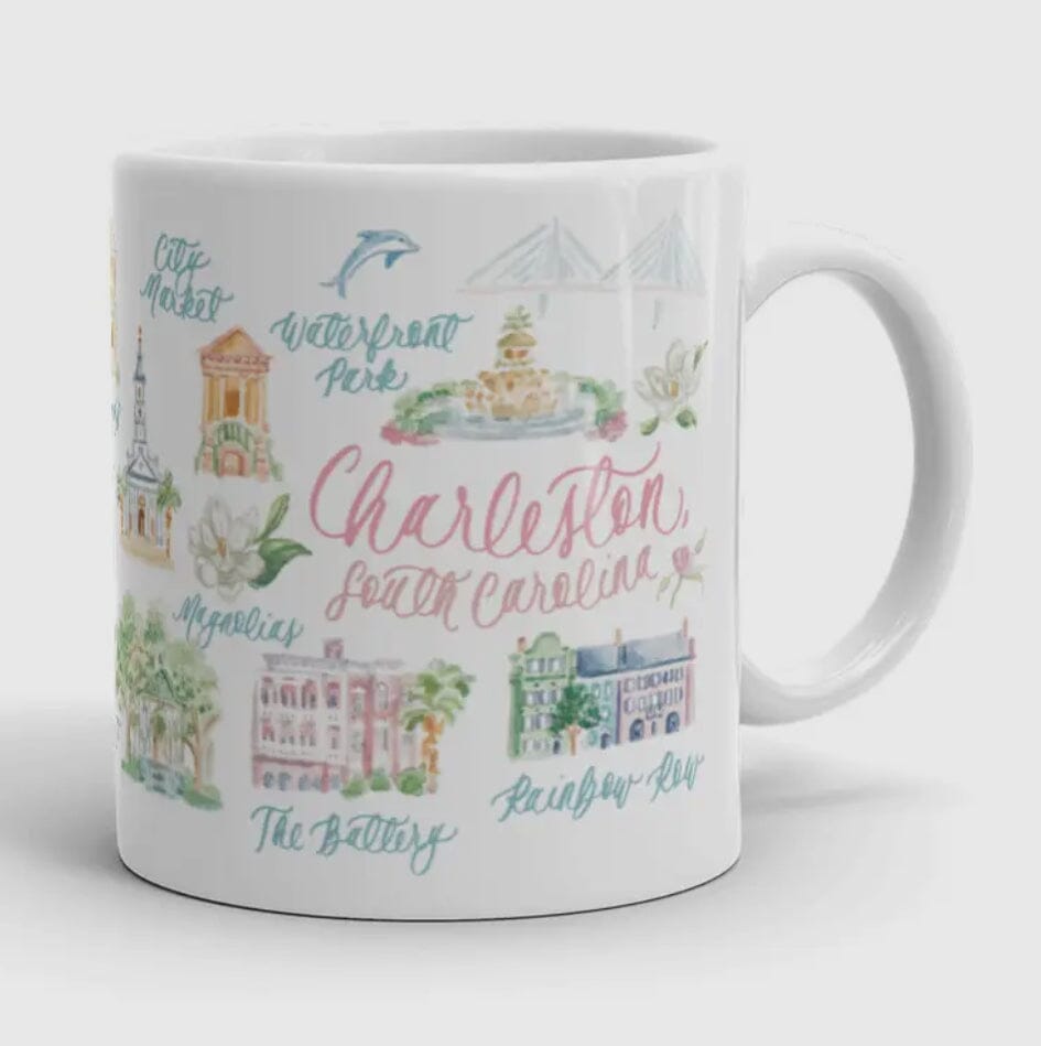 Charleston Map Mug The Happy Southerner 