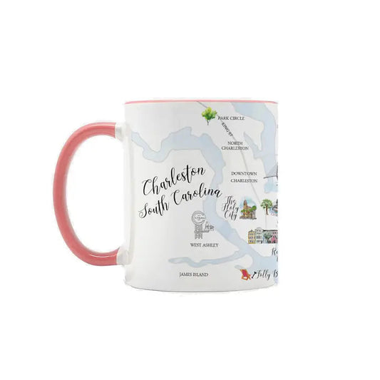 Charleston Map Mug The Happy Southerner 