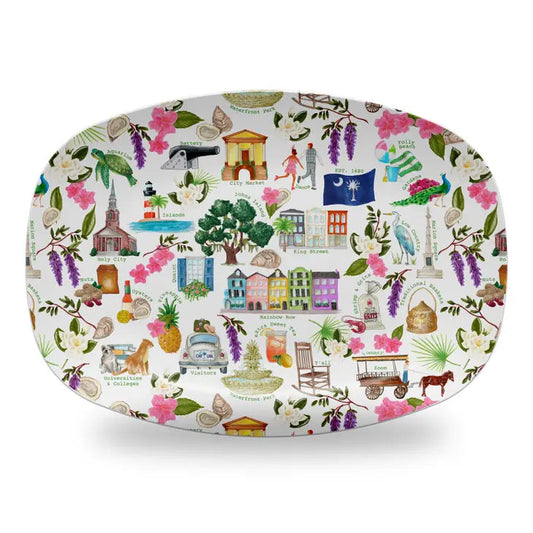 Charleston Pattern Unbreakable Platter The Happy Southerner 