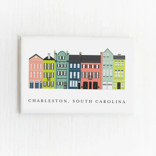 Charleston Rainbow Row Magnet The Happy Southerner 