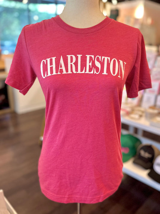 Charleston Raspberry T-Shirt The Happy Southerner 