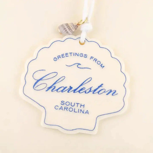 Charleston Seashell Charm Ornament The Happy Southerner 