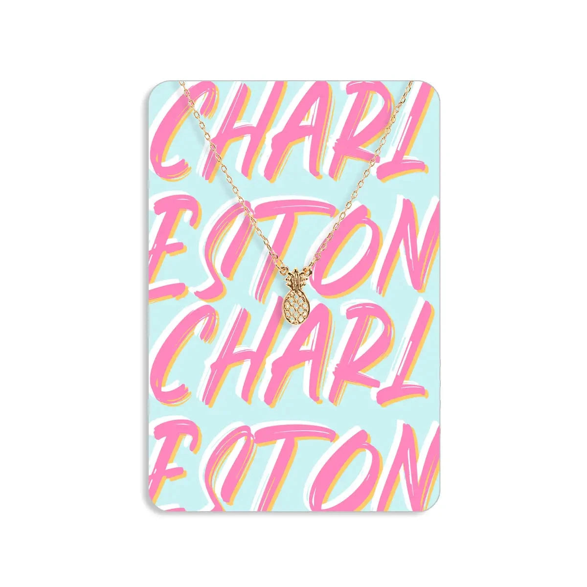 Charleston South Carolina Pineapple Necklace The Happy Southerner 