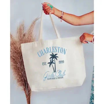 Charleston Tote Bag - Blue The Happy Southerner 