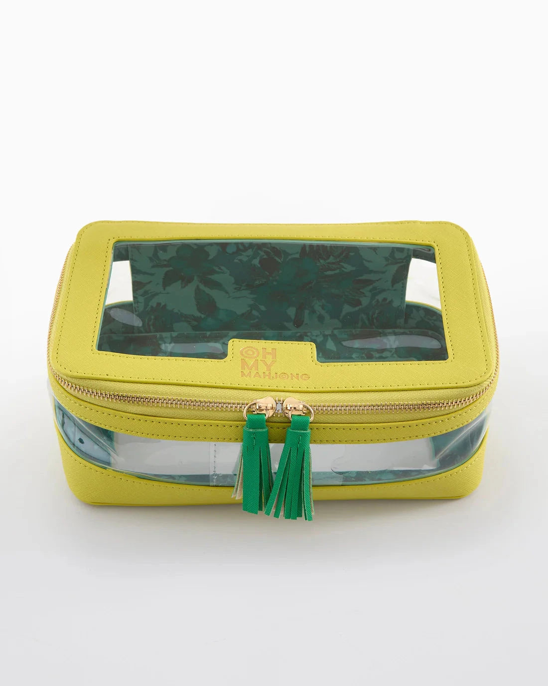 Chartreuse Tile Storage Bag The Happy Southerner 