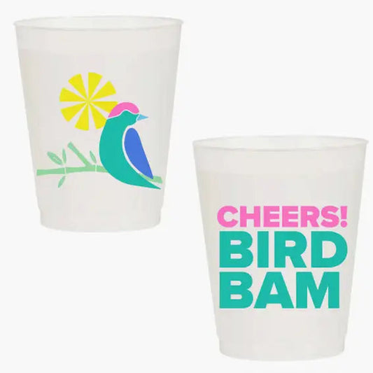 “Cheers Bird Bam” Shatterproof Cups The Happy Southerner