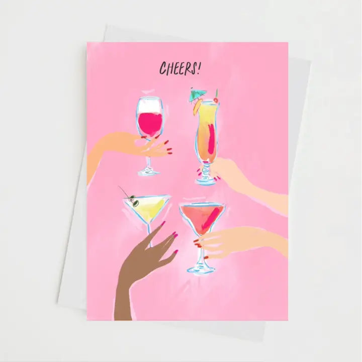 Cheers Cocktails Greeting Card The Happy Southerner 