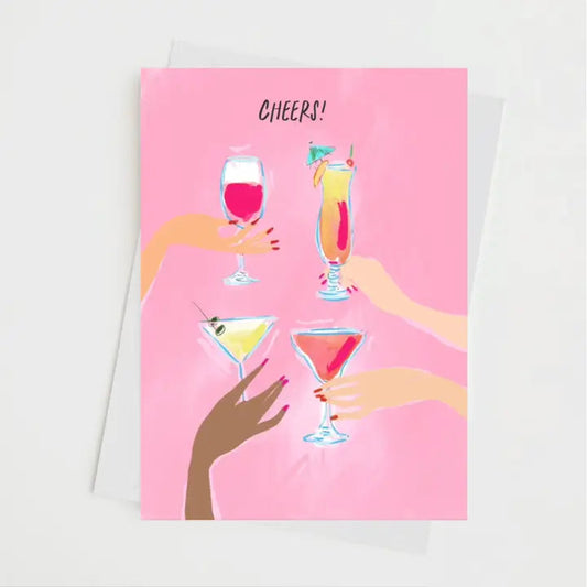 Cheers Cocktails Greeting Card The Happy Southerner 