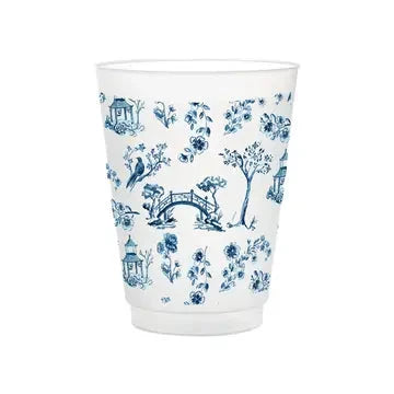 Chinoiserie Frosted Cup The Happy Southerner 