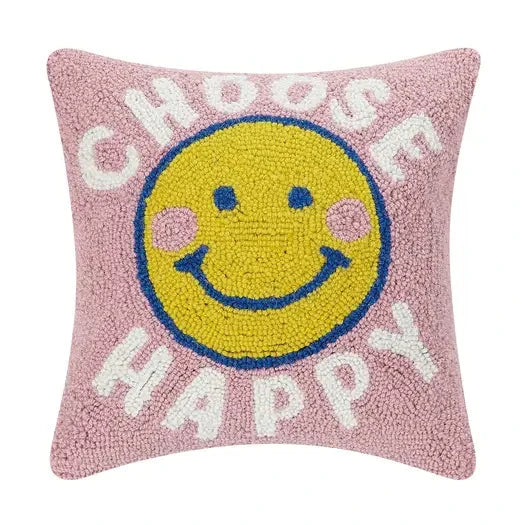 Choose Happy Hook Pillow The Happy Southerner 