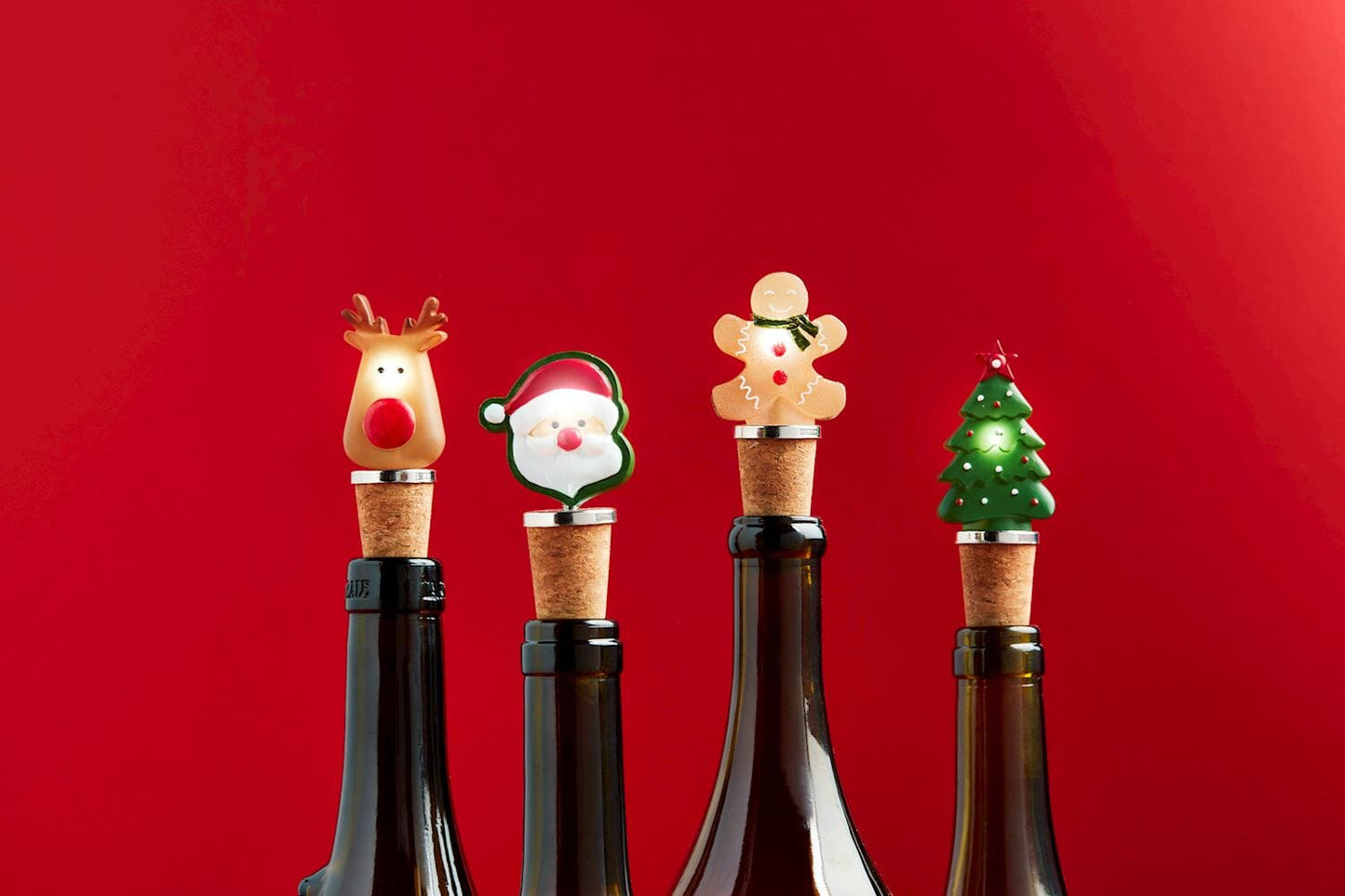 Christmas Light Up Bottle Stoppers The Happy Southerner 