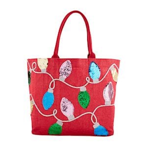 Christmas Lights Tote Bag The Happy Southerner 