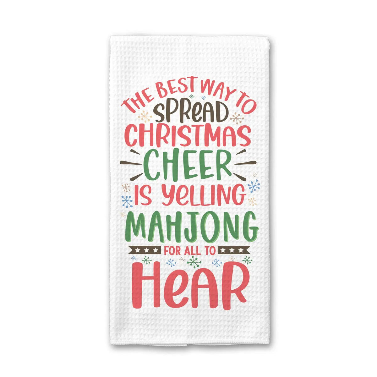 Christmas Mahjong Towel - the best way to... The Happy Southerner 