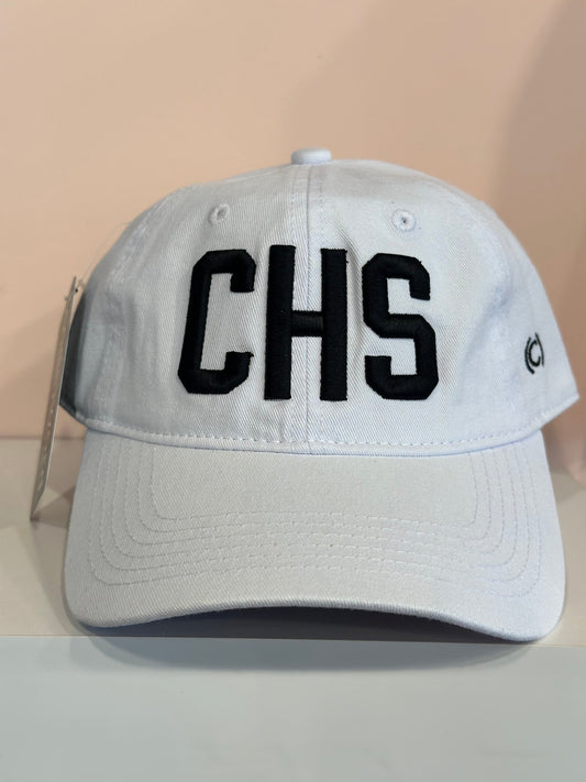 CHS Baseball Hat - White & Black The Happy Southerner 