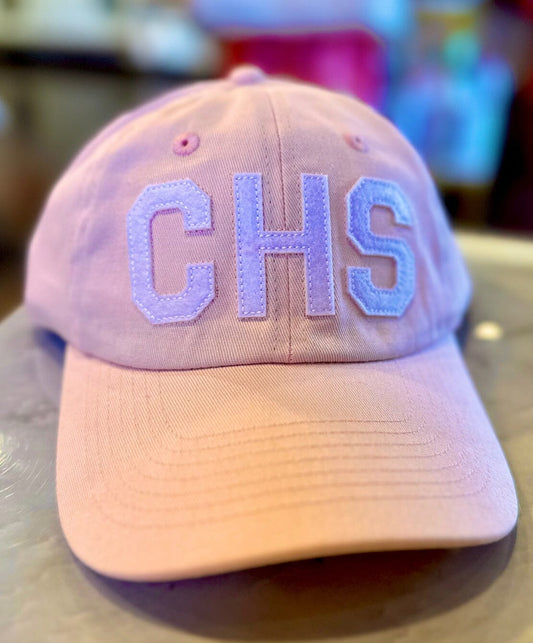 CHS Hat - Light Pink & White The Happy Southerner 