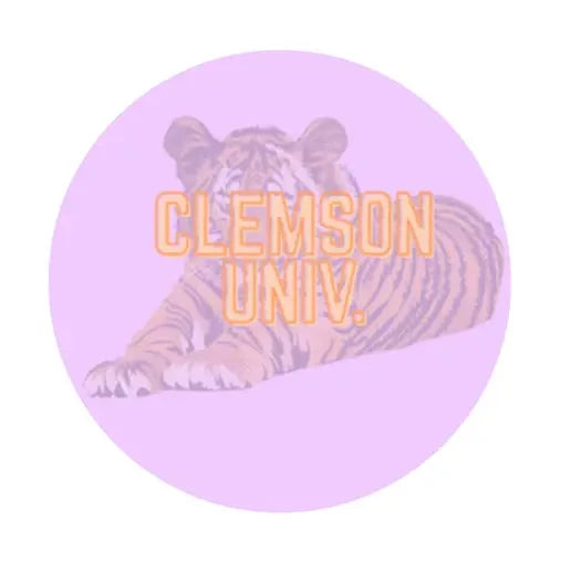 Clemson - Clemson Univ Button The Happy Southerner 