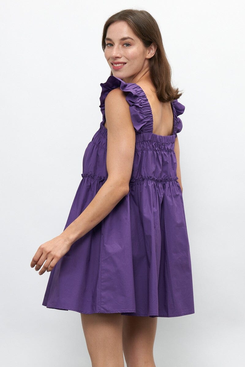 Clemson Gameday Dress - Purple The Happy Southerner 