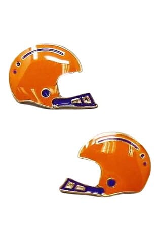 Clemson Helmet Football Earrings The Happy Southerner 